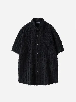 Aelfric Eden Fringe Texture Short Sleeve Shirt