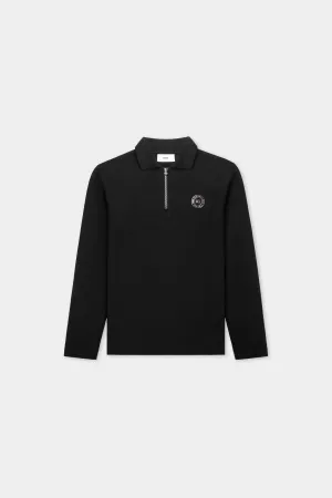 BALR. x FIVE Longsleeve Polo Jet Black