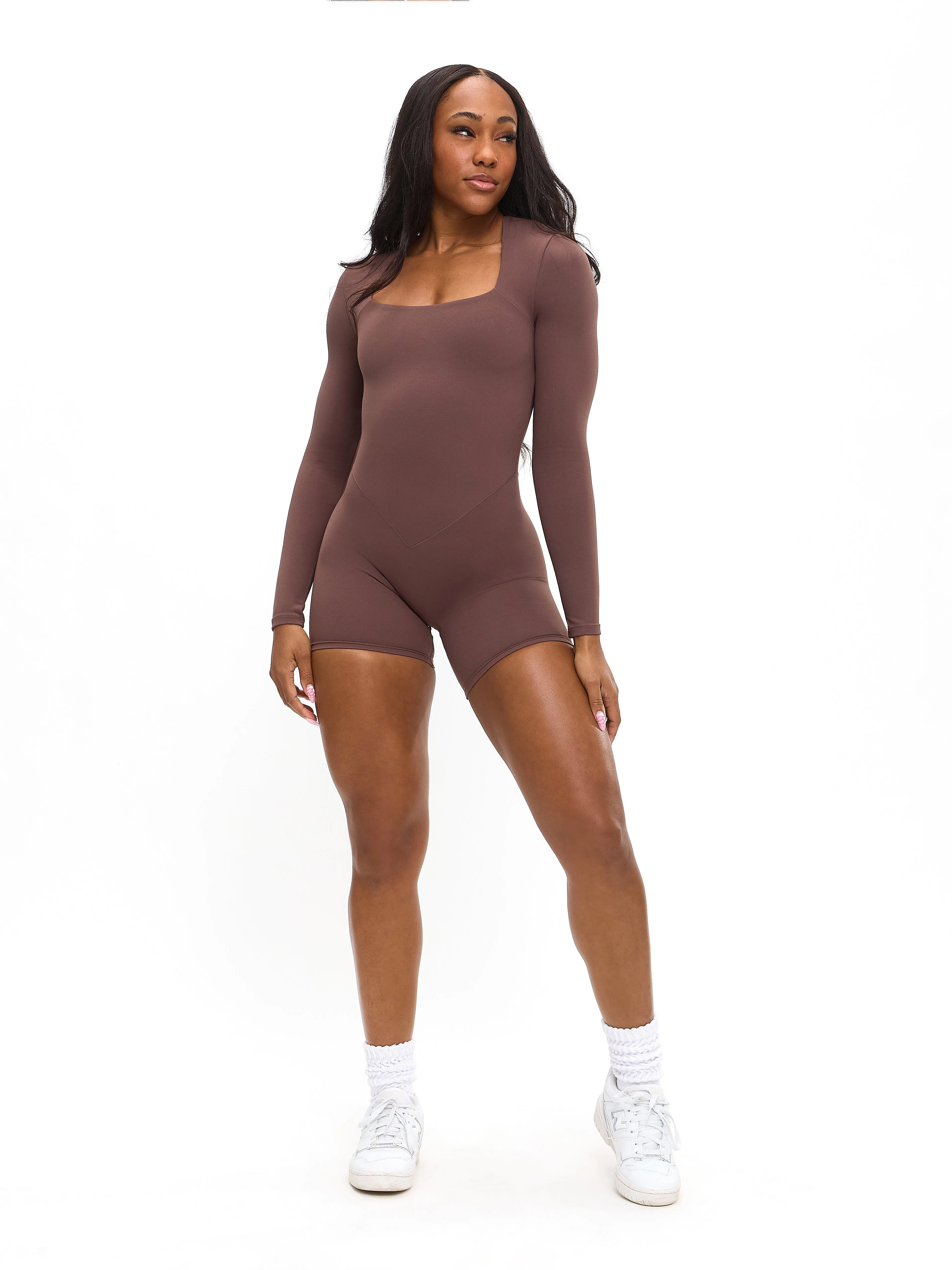 Butter Long Sleeve Bodysuit  - Grounds