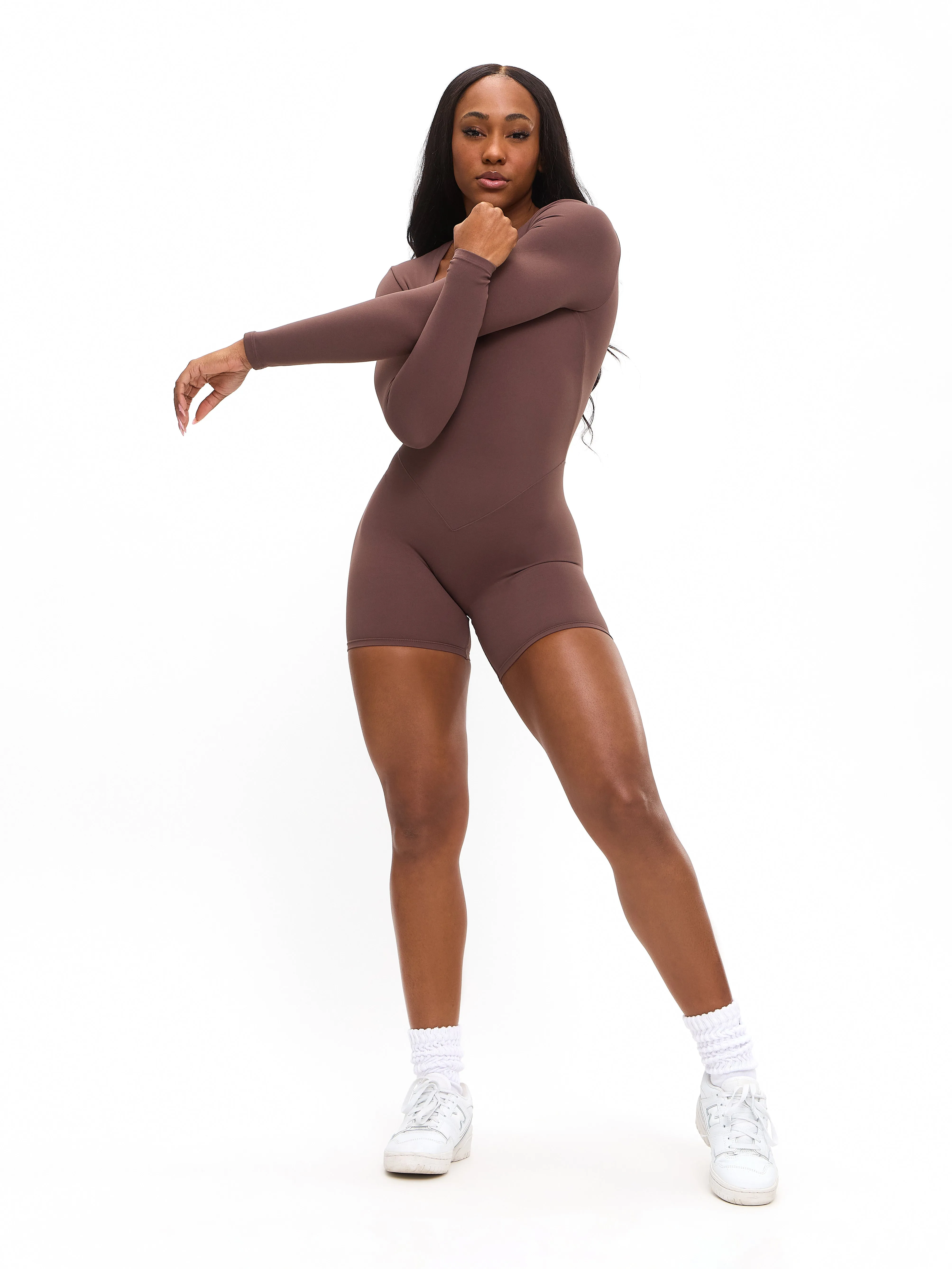 Butter Long Sleeve Bodysuit  - Grounds