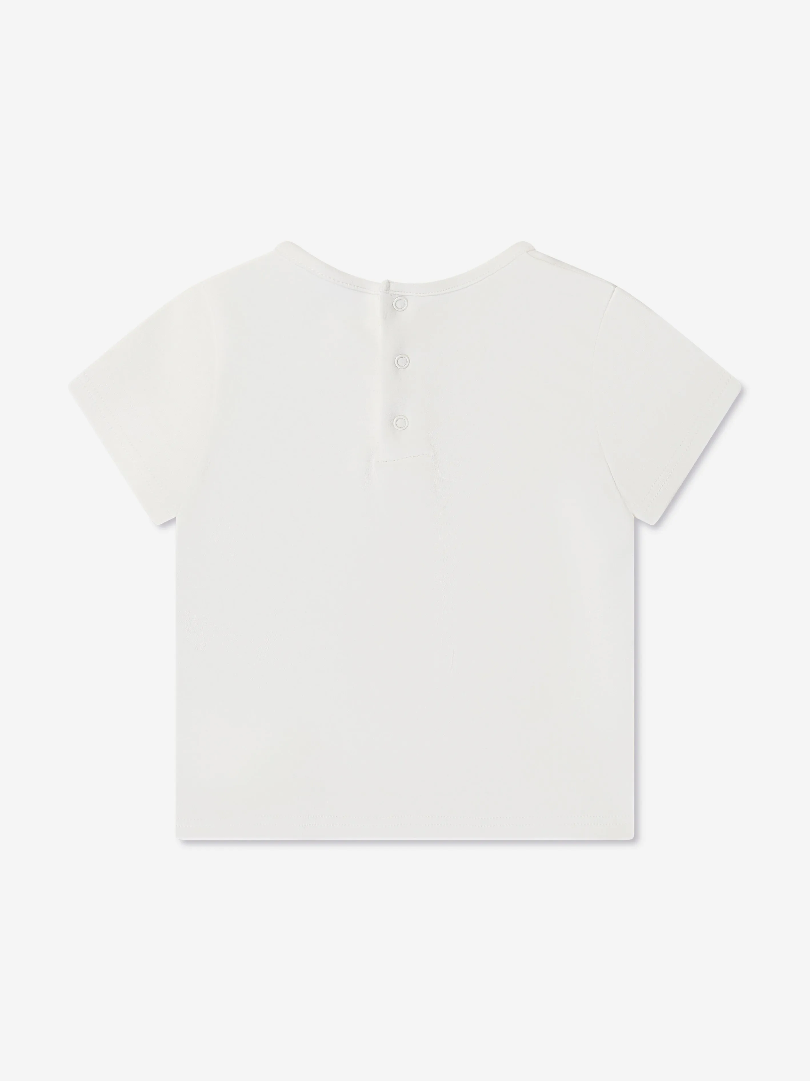 Chloé Baby Girls Embroidered Logo T-Shirt in White