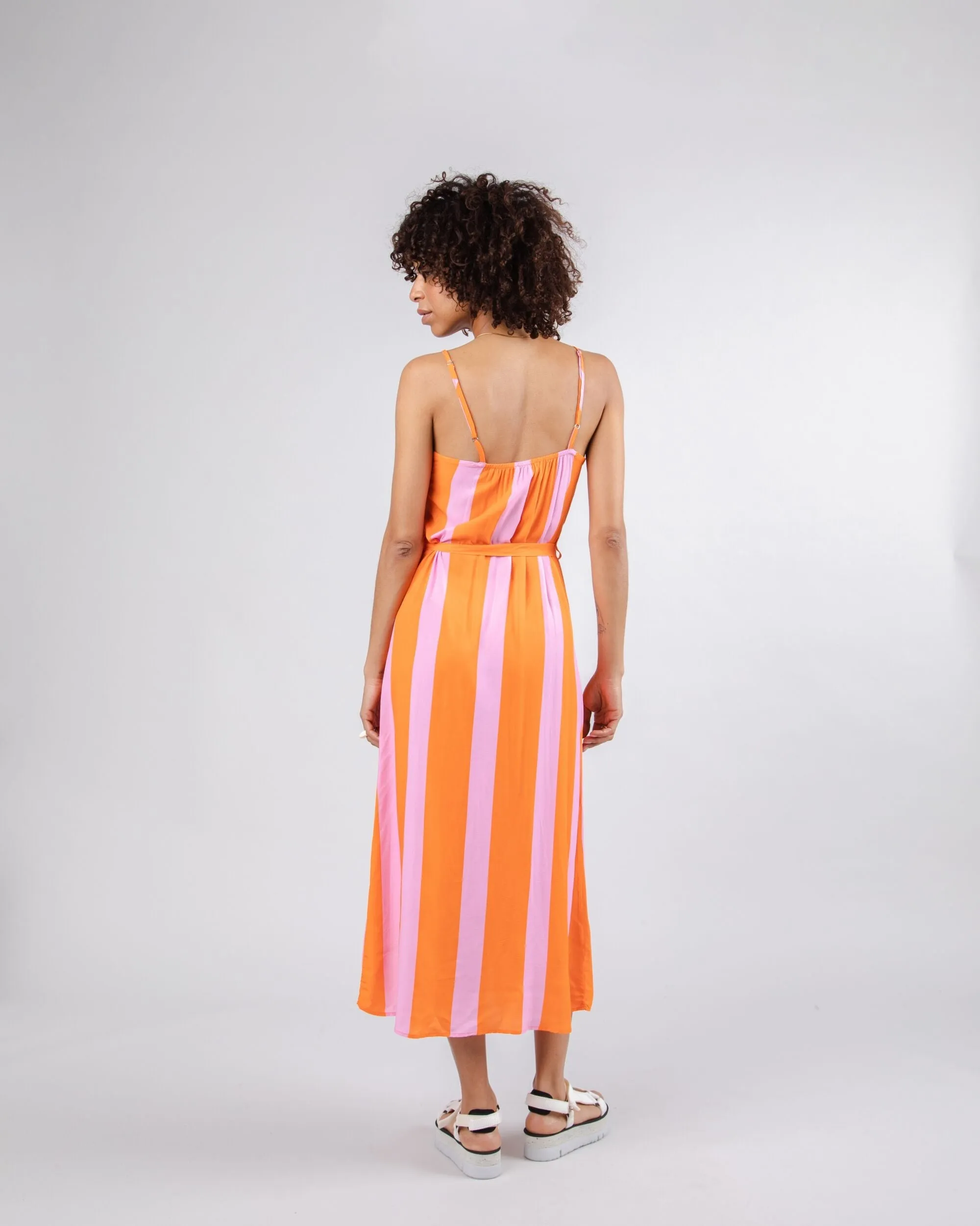 Color Block Dress Orange