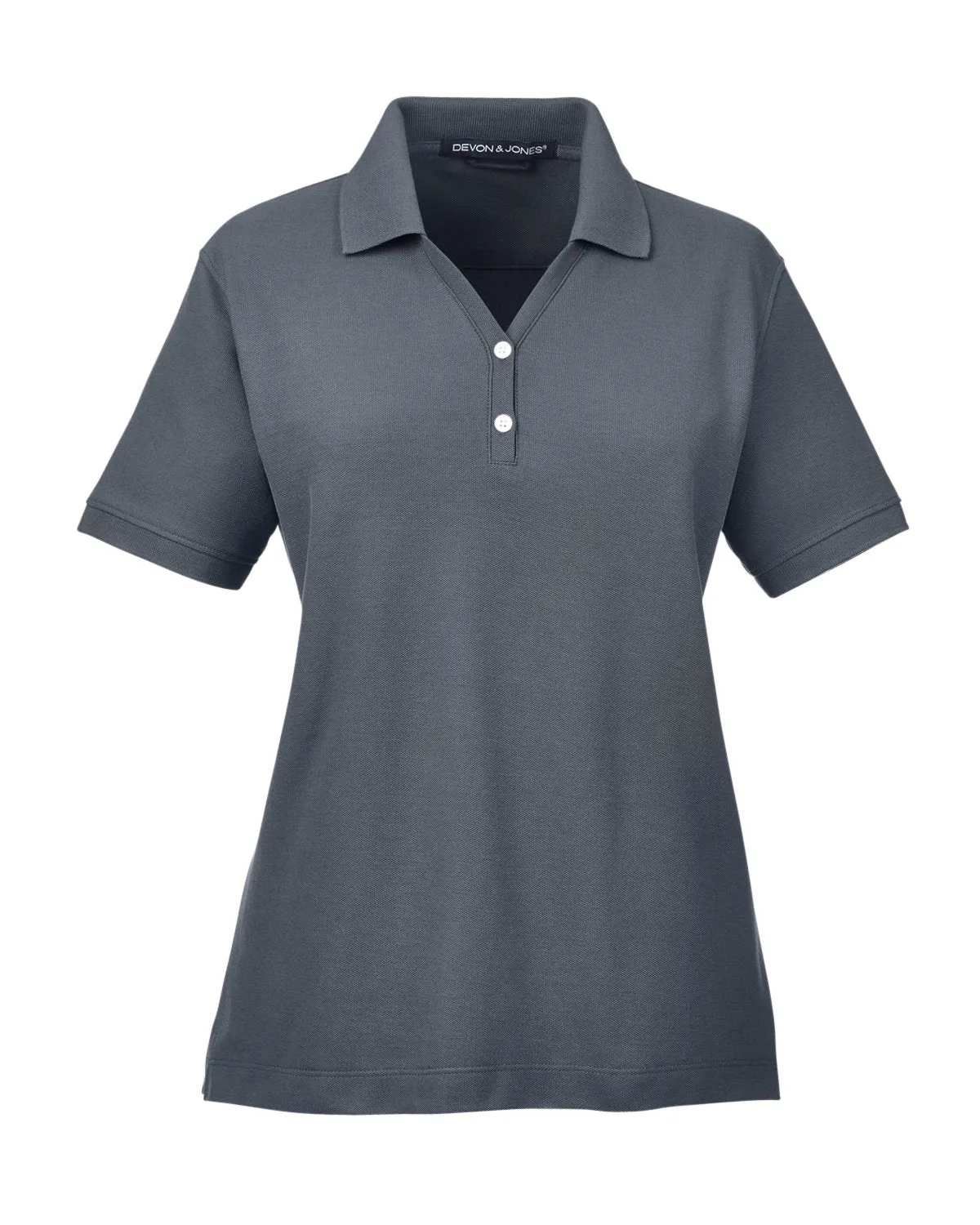 Devon & Jones Ladies' Pima Piqué Y-Collar Polo