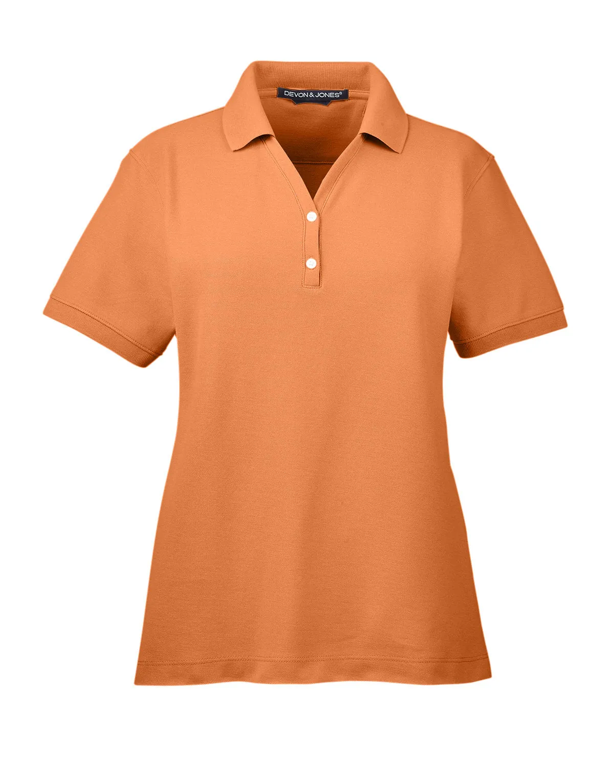 Devon & Jones Ladies' Pima Piqué Y-Collar Polo