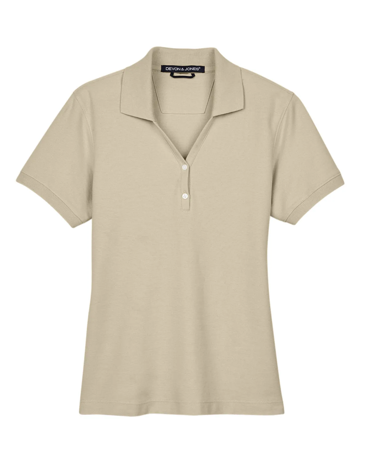 Devon & Jones Ladies' Pima Piqué Y-Collar Polo