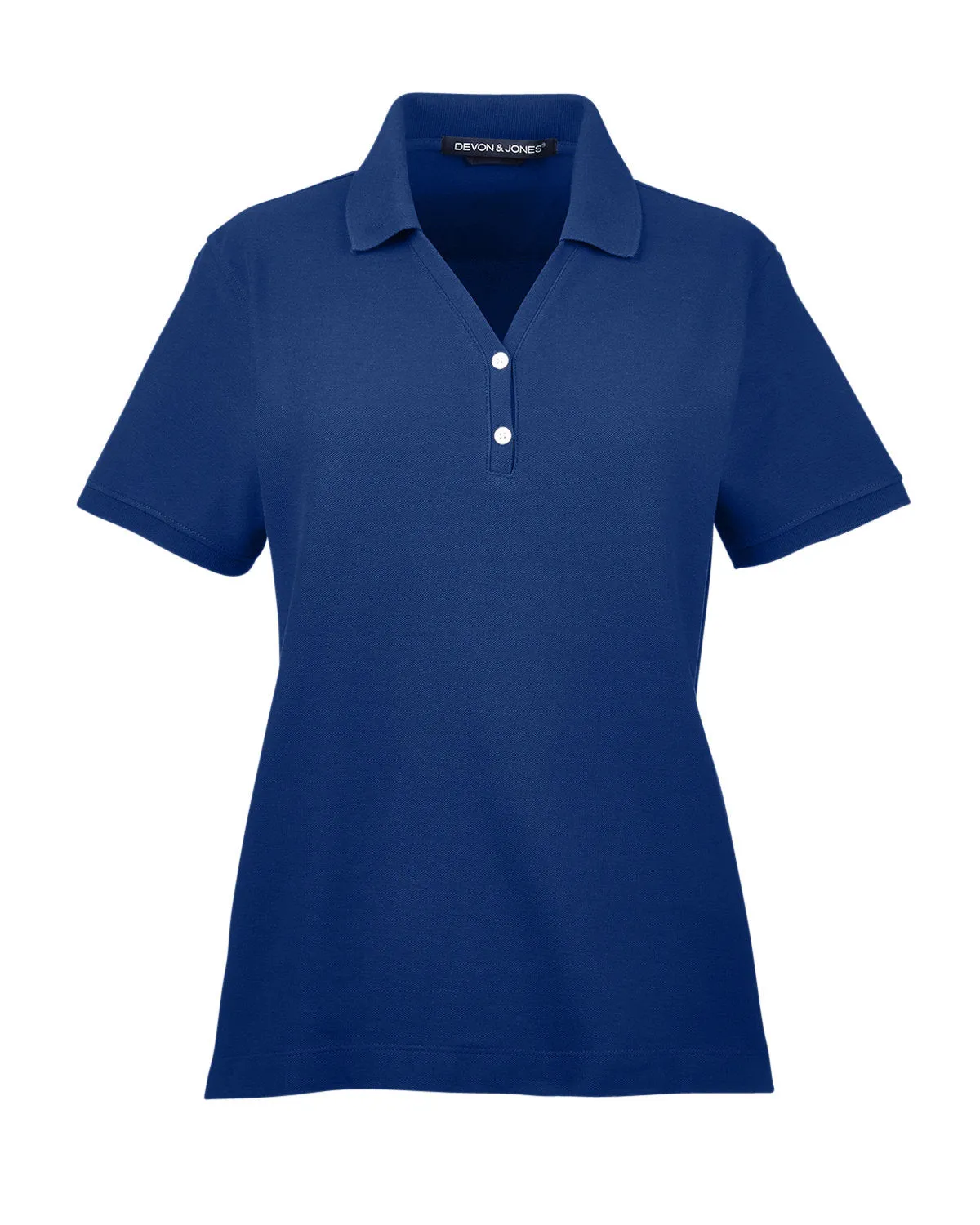 Devon & Jones Ladies' Pima Piqué Y-Collar Polo