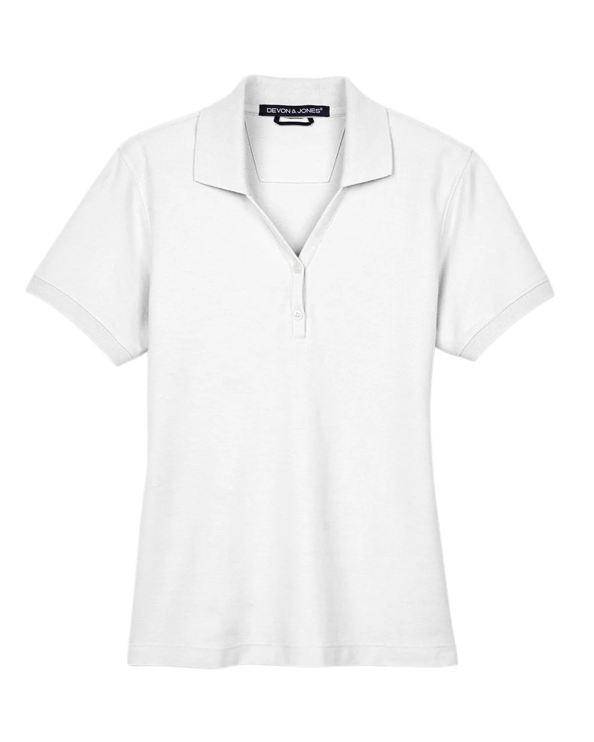 Devon & Jones Ladies' Pima Piqué Y-Collar Polo