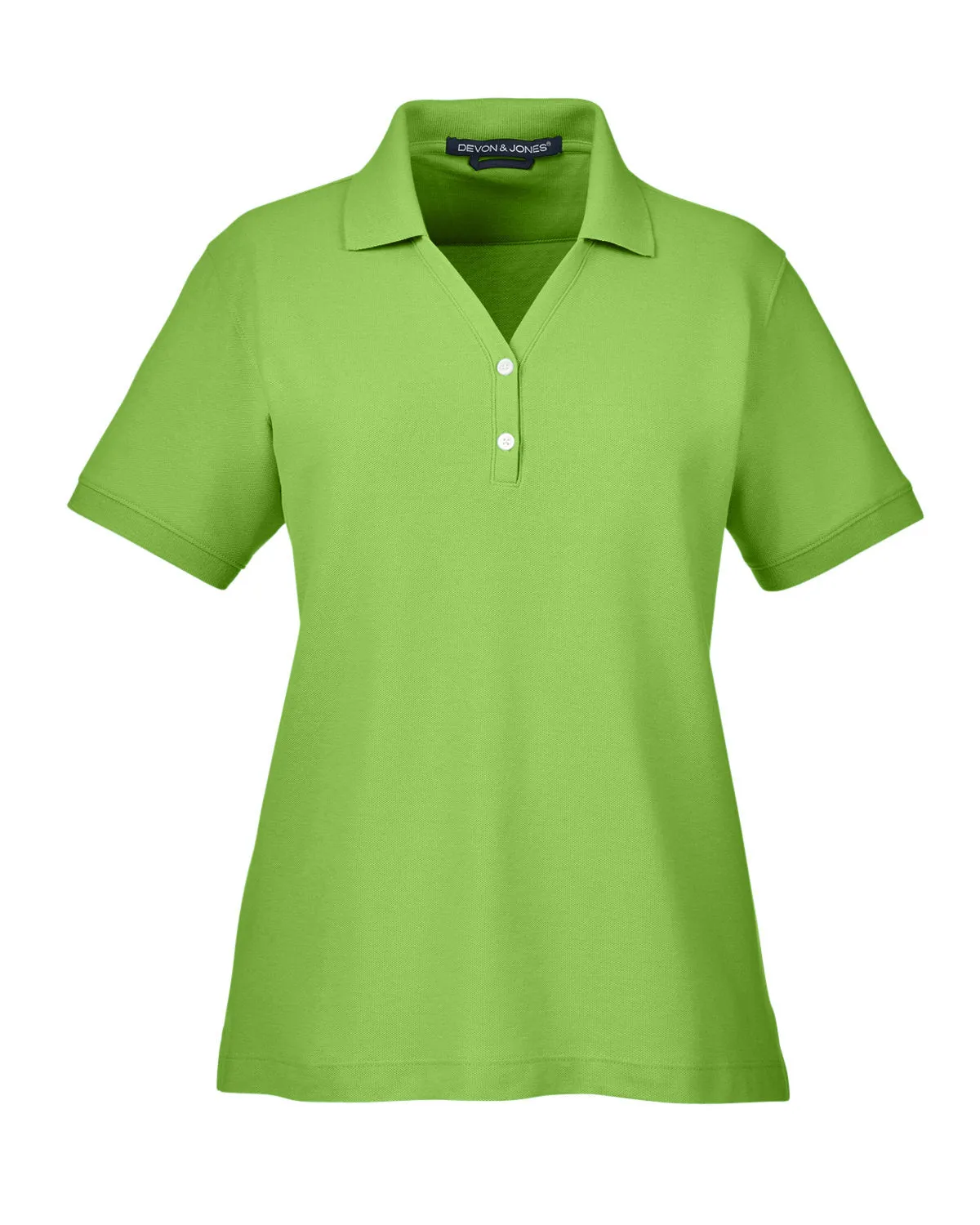 Devon & Jones Ladies' Pima Piqué Y-Collar Polo