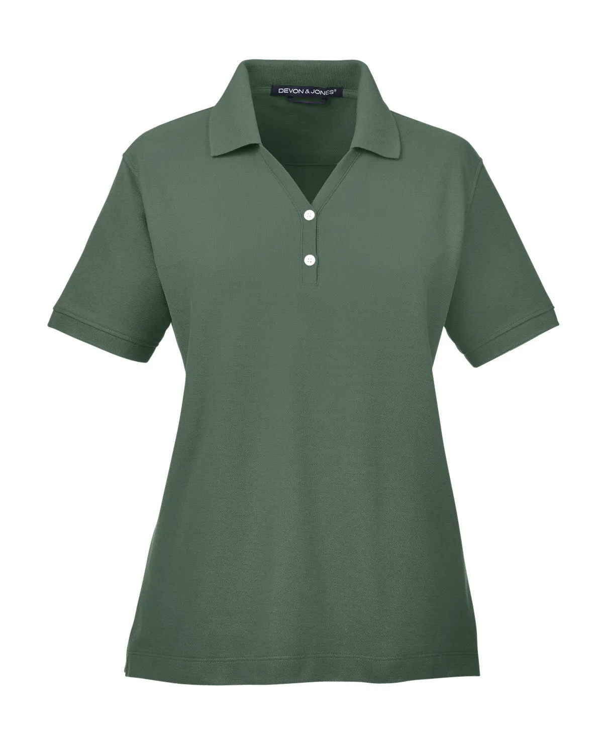 Devon & Jones Ladies' Pima Piqué Y-Collar Polo