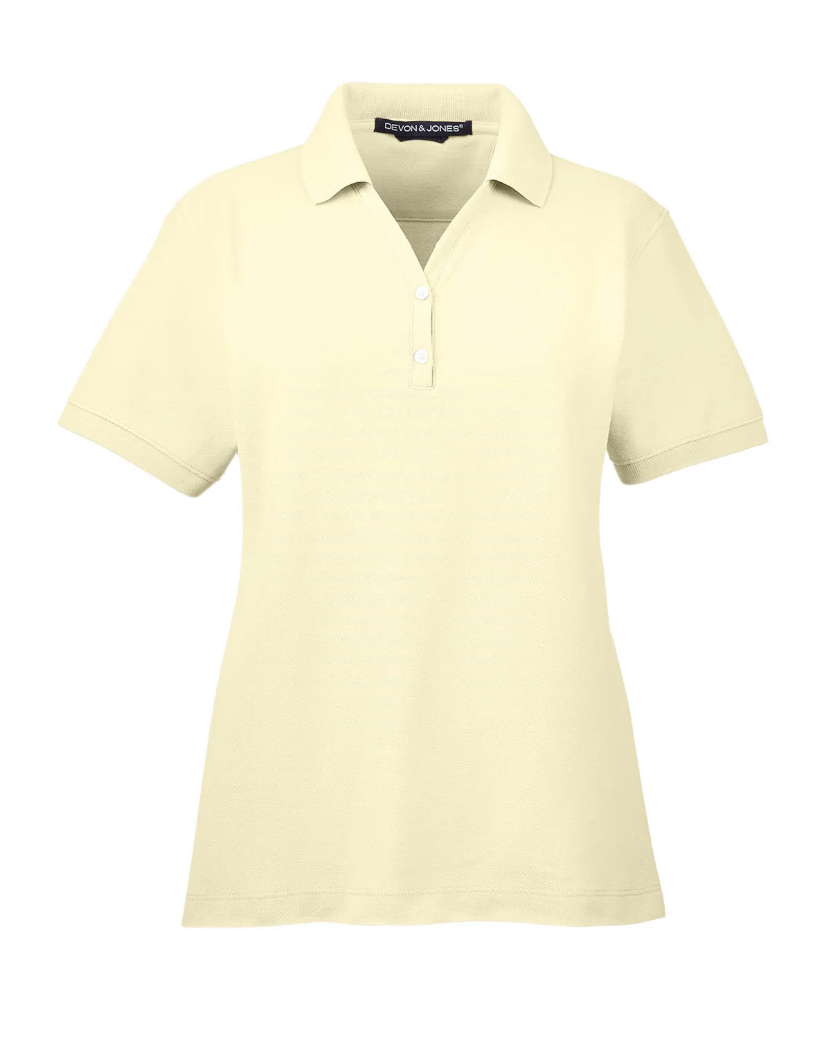 Devon & Jones Ladies' Pima Piqué Y-Collar Polo