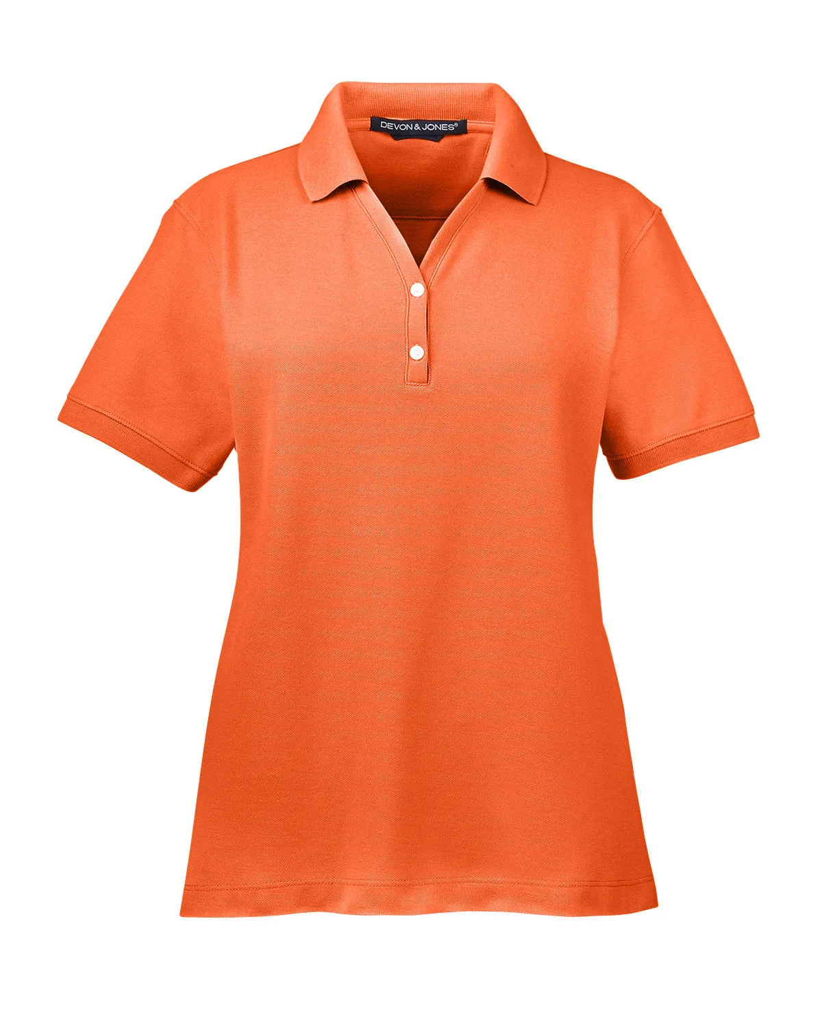 Devon & Jones Ladies' Pima Piqué Y-Collar Polo