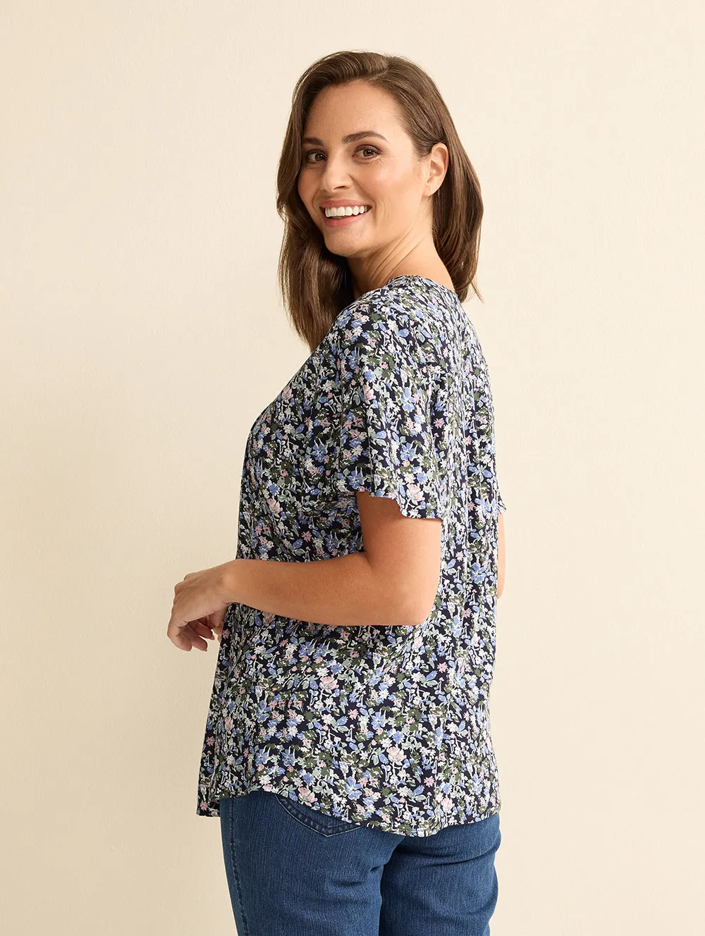 Elaine Short Sleeve Blouse