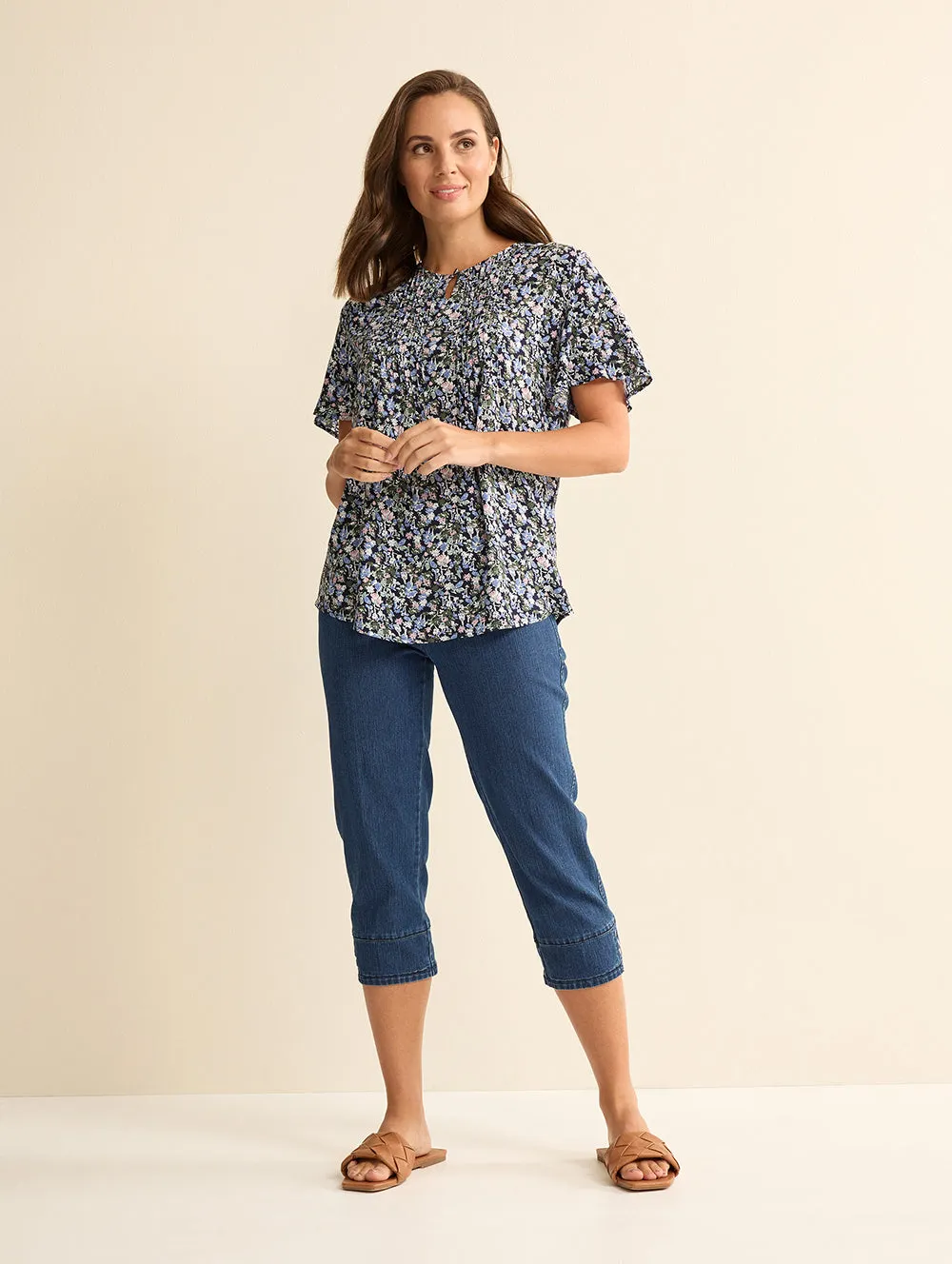 Elaine Short Sleeve Blouse