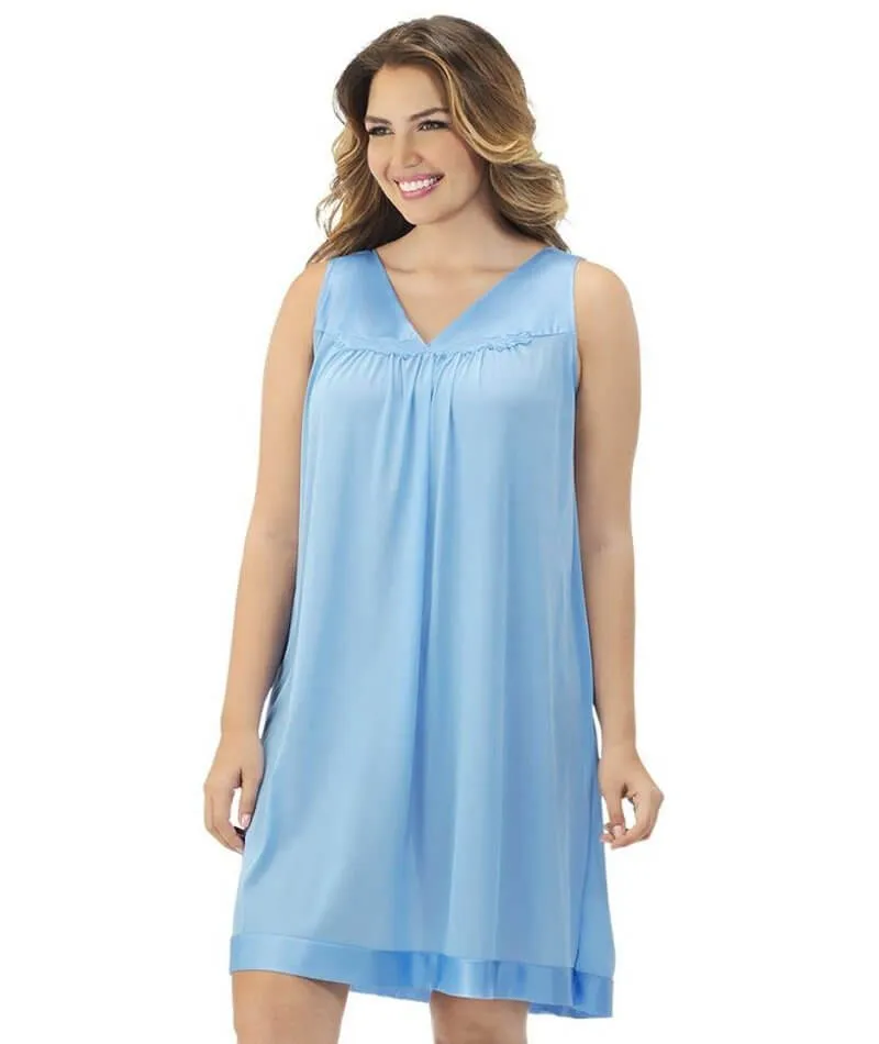 Exquisite Form Short Gown - Purity Blue