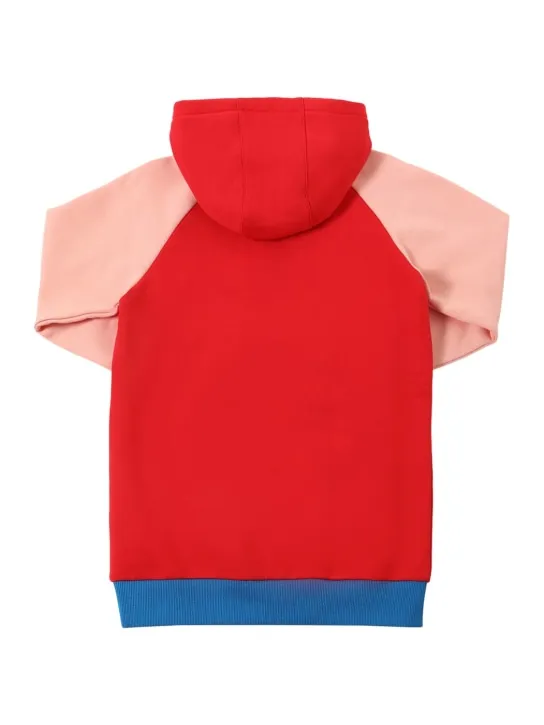 Kenzo Kids   Color block cotton sweat dress w/logo 