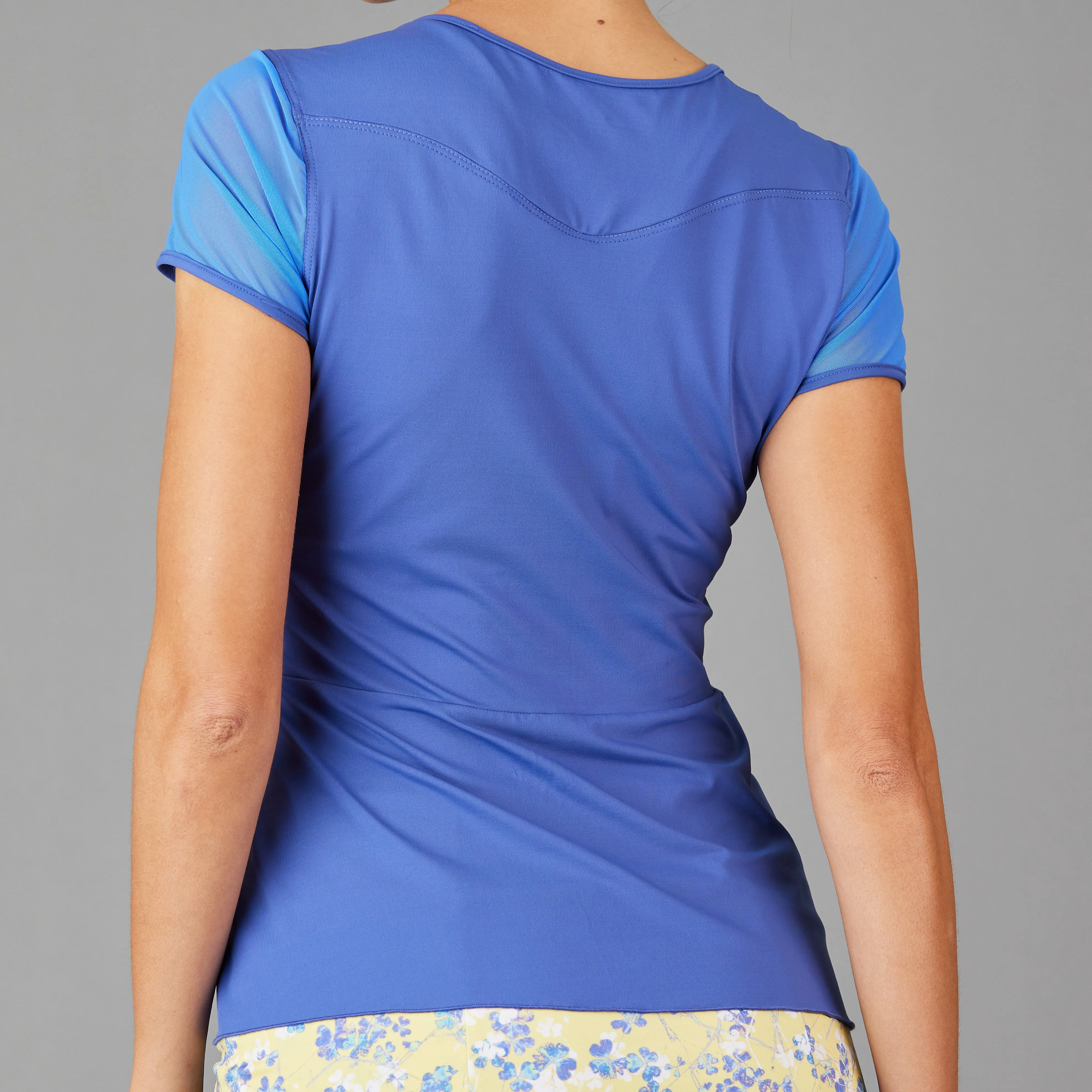 Lively Short-Sleeve Top (royal blue)