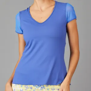 Lively Short-Sleeve Top (royal blue)