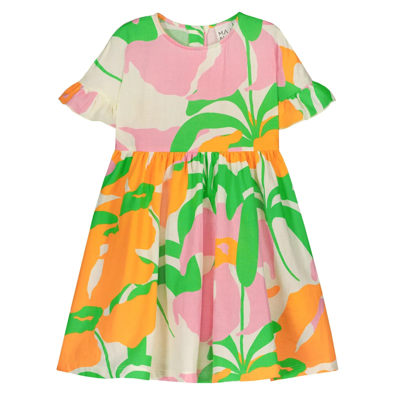 Muslin dress- lively floral