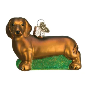 Old World Christmas Dachshund Puppy Ornament