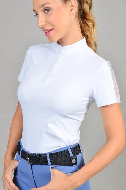 Prystie Womens Short Sleeve Competition Polo