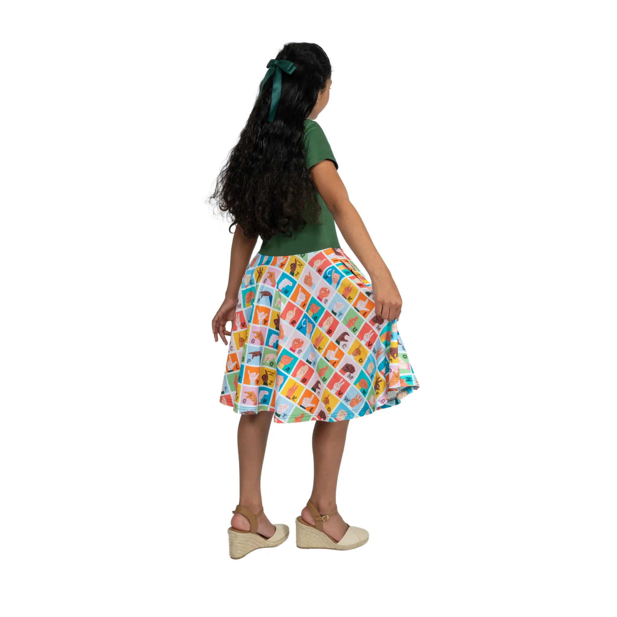 Sign Language Kids Twirl Dress