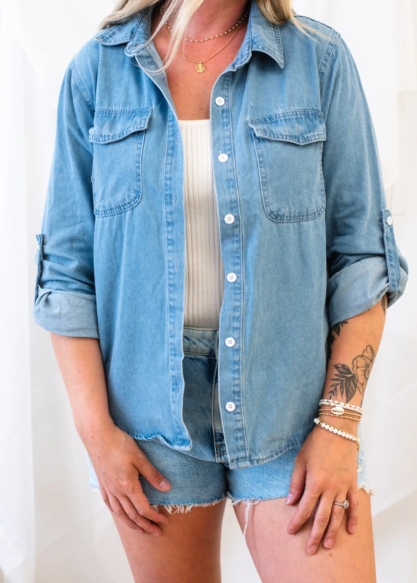 The Denim Button Down Shirt