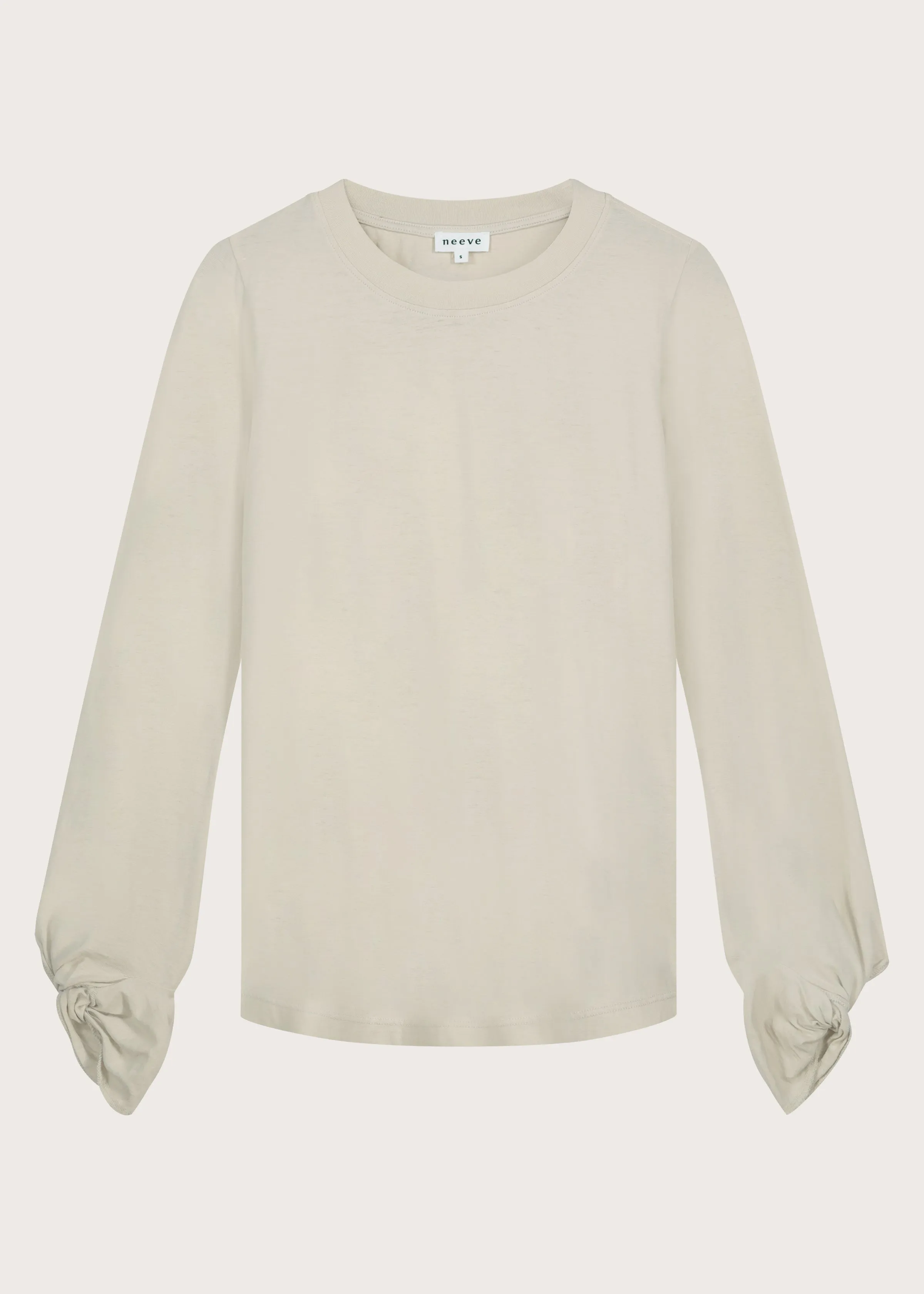 The Linn Crew-Neck Long-Sleeve - Pebble