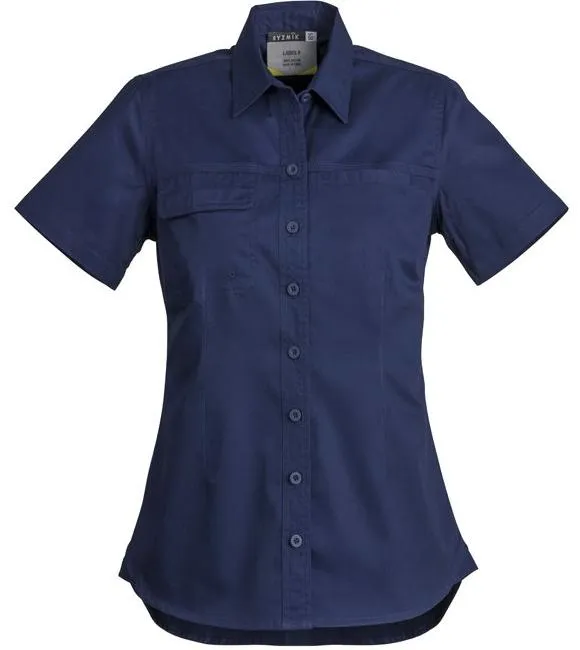 Womens Lightweight Tradie Shirt - Short Sleeve