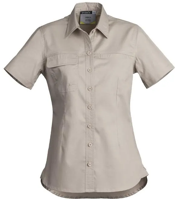 Womens Lightweight Tradie Shirt - Short Sleeve