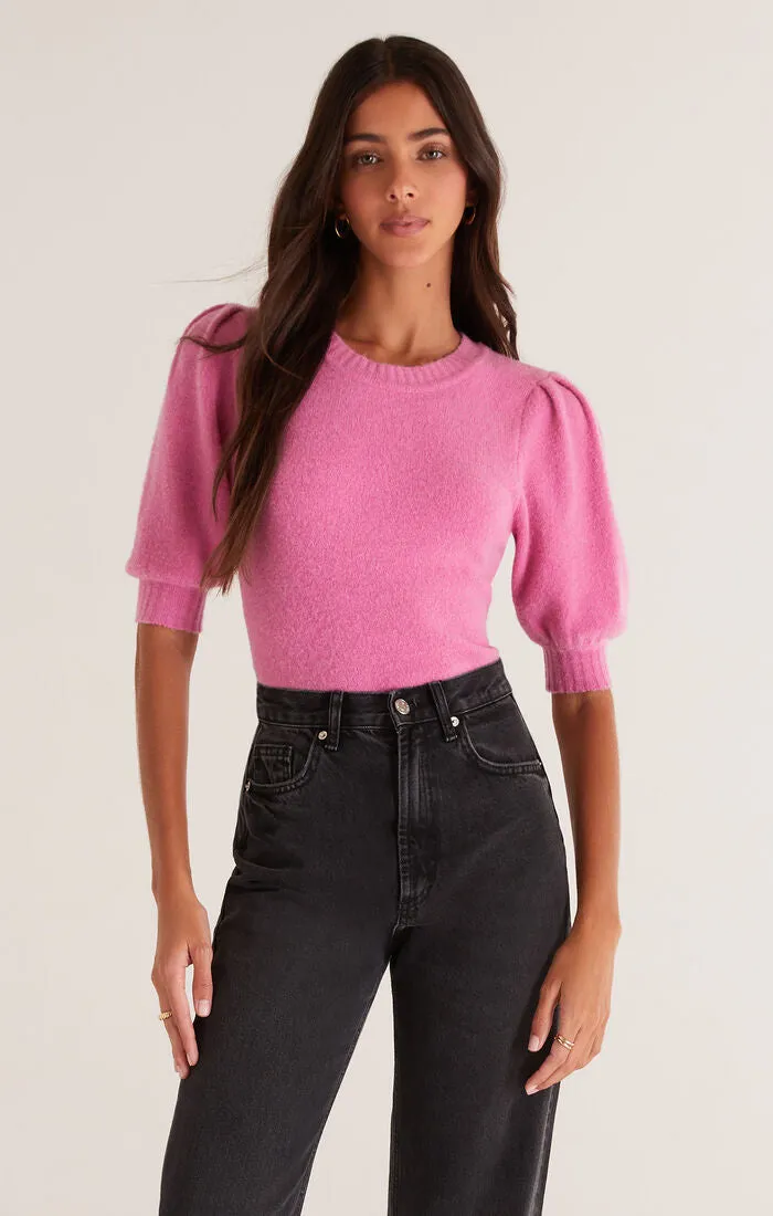 Z Supply Cassandra Short Sleeve Sweater Top