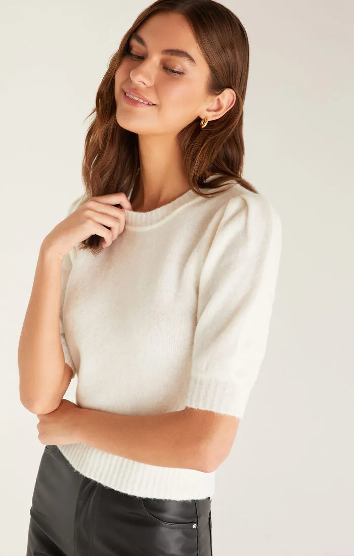 Z Supply Cassandra Short Sleeve Sweater Top